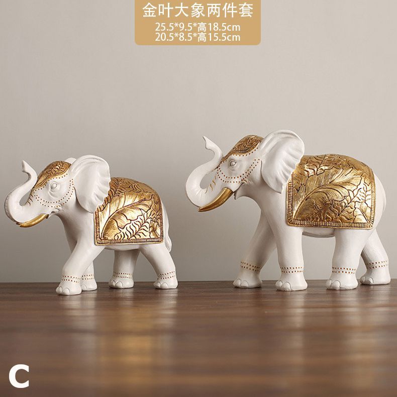 FLAVIA 象　置物　2体 FLAVIA 象 置物 2体 Amazon.co.jp: STARTIST 2ピース/個象の像、風水