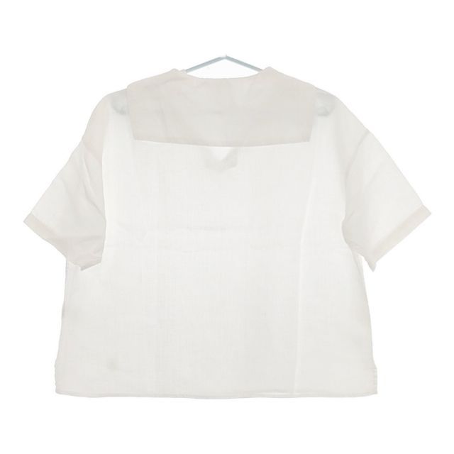 ORCIVAL SAILOR COLLAR SHORT SLEEVE セーラーカラー リネン 半袖 ブラウス シャツ ホワイト オーシバル/オーチバル 5-0702S 255612 ORCIVAL OR-B0056 YLM SAILOR COLLAR SHORT SLEEVE セーラー