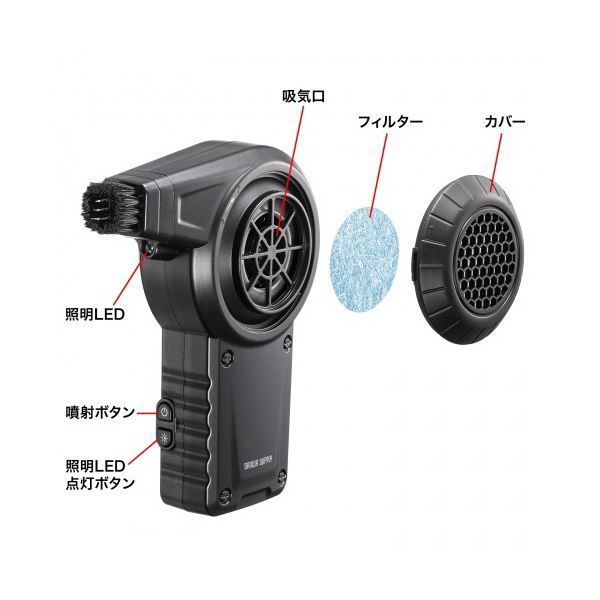 サンワサプライ電動エアダスター
