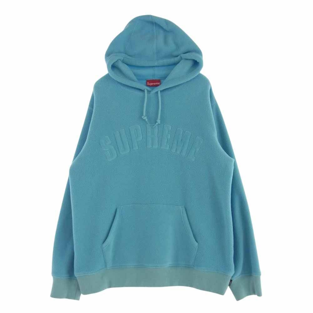 supreme 18aw パーカー 前面 アーチロゴ