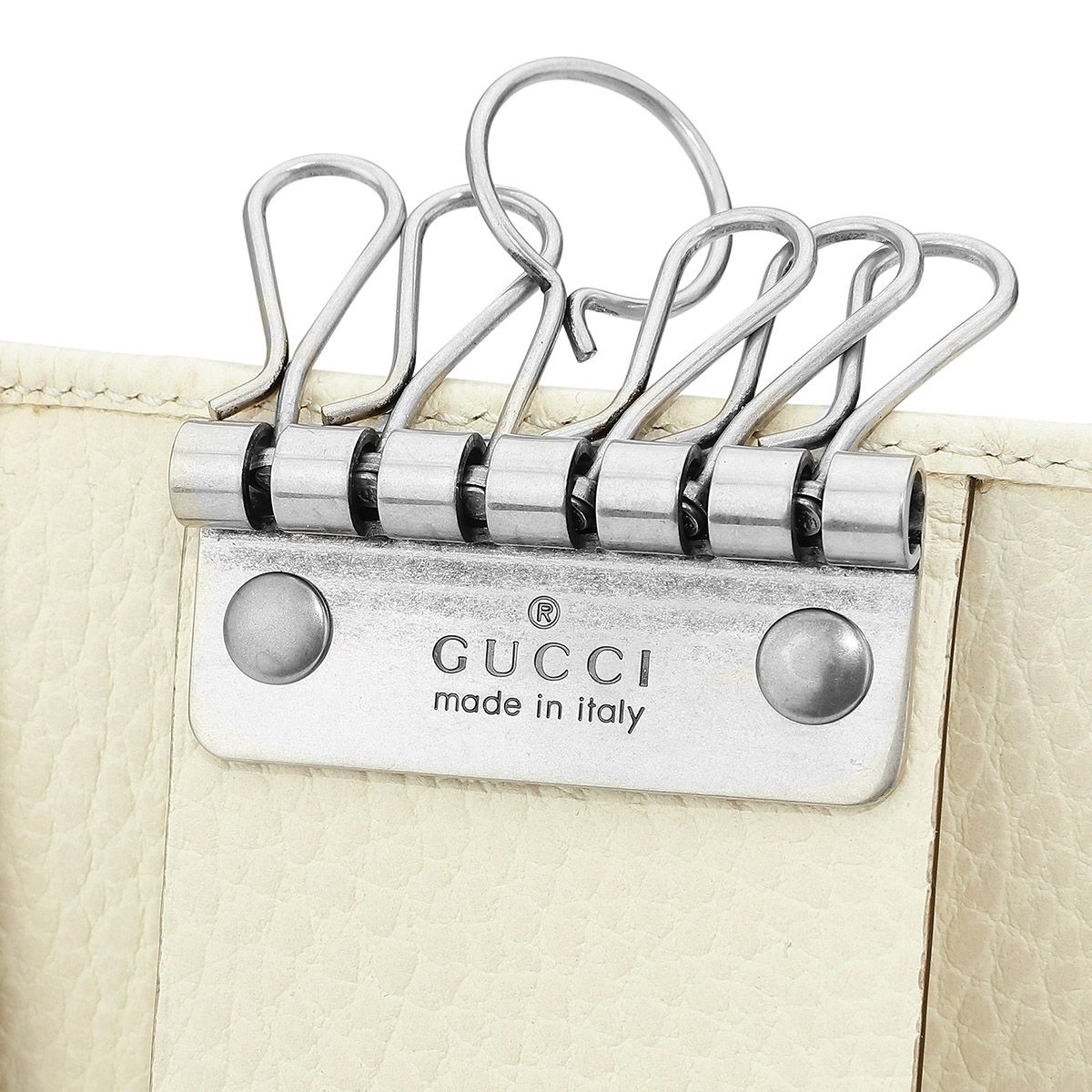 新品 グッチ GUCCI キーケース GGマーモント ホワイト - メルカリ