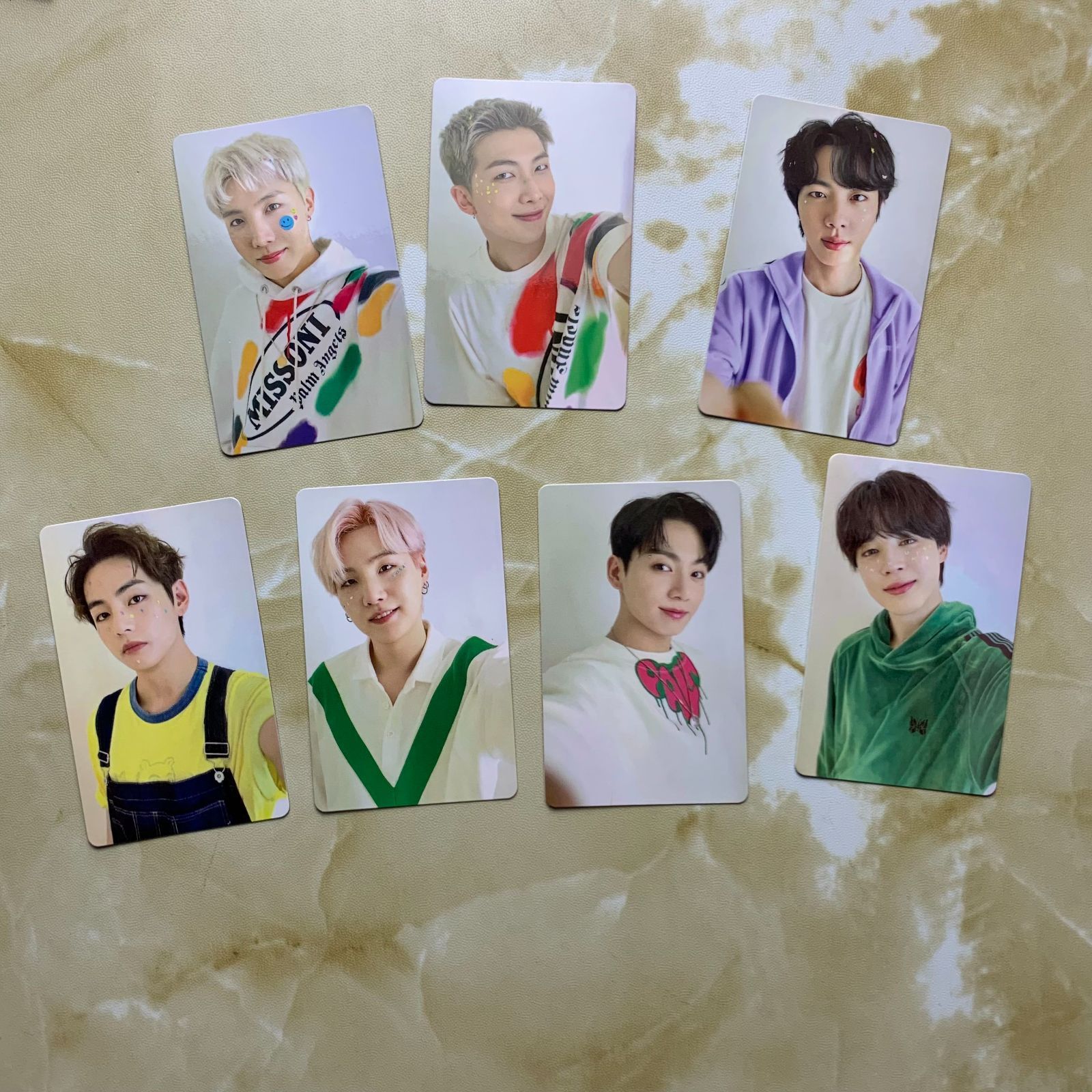 BTS FC ファンクラブ アンケート フォトカード 特典 トレカ 7枚