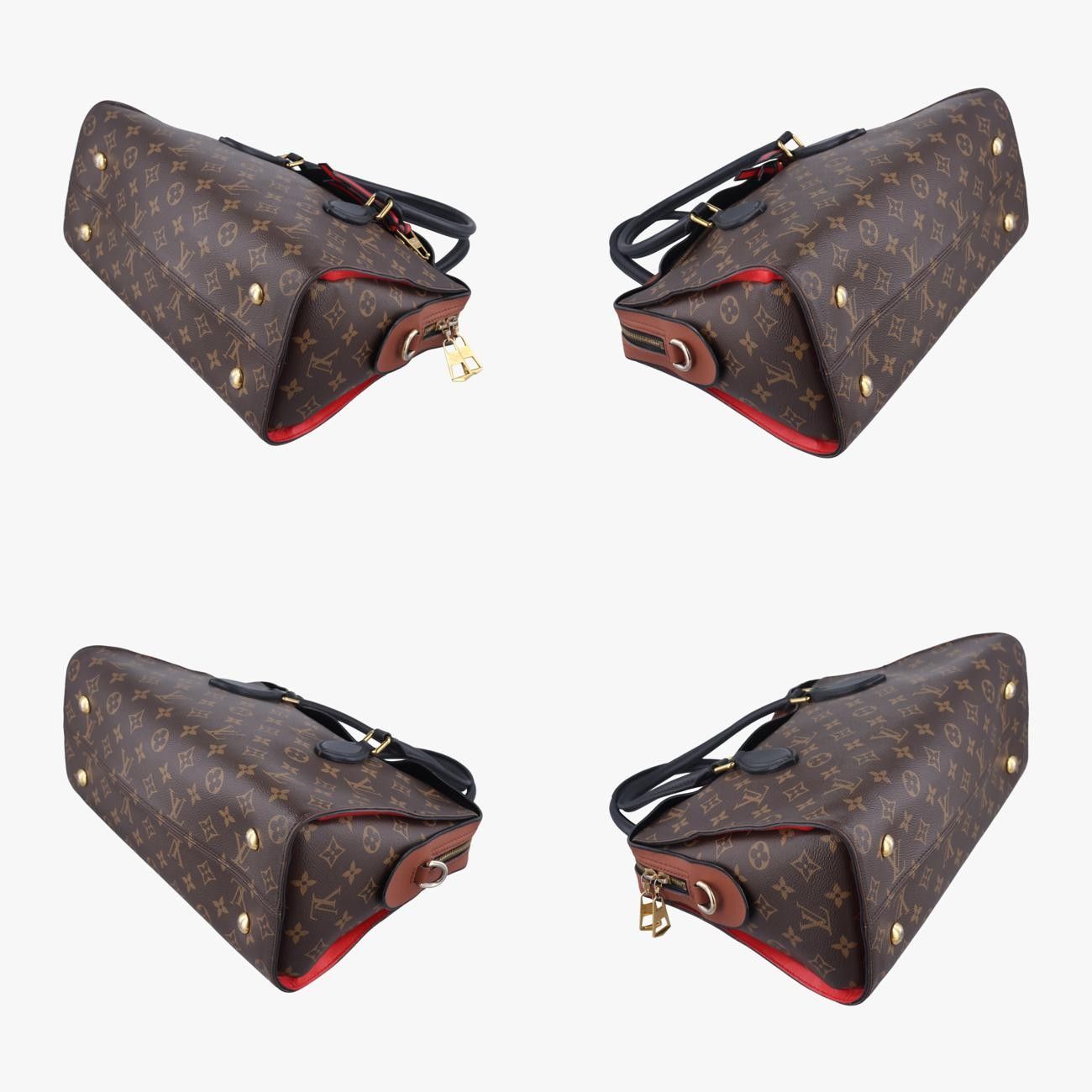 ブラウン系×ベージュモノグラムキャンバス×カーフレザーM41456AA2119