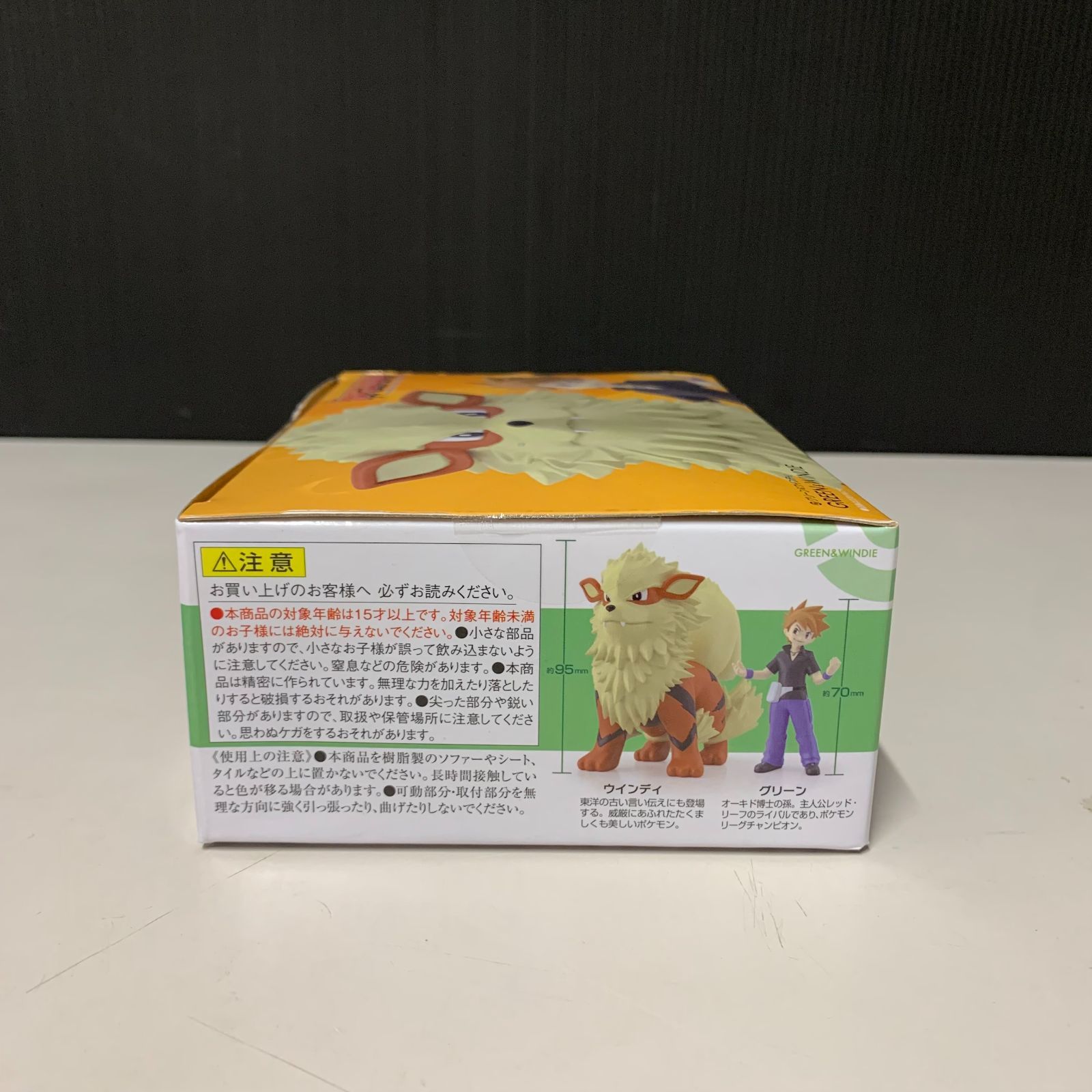 むつ30-1437】ポケモンスケールワールド グリーン＆ウインディ