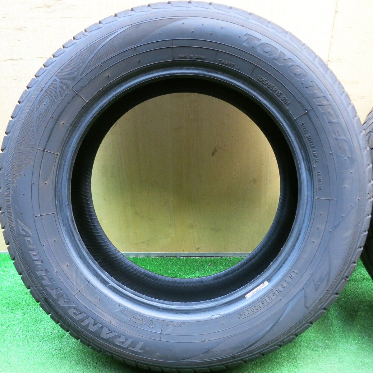 2024年製　トーヨー　トランパス　mp7　195/65R15　国産　バリ溝 TRANPATH TOYO TIRE トーヨータイヤ トランパス mp7 195/65R15