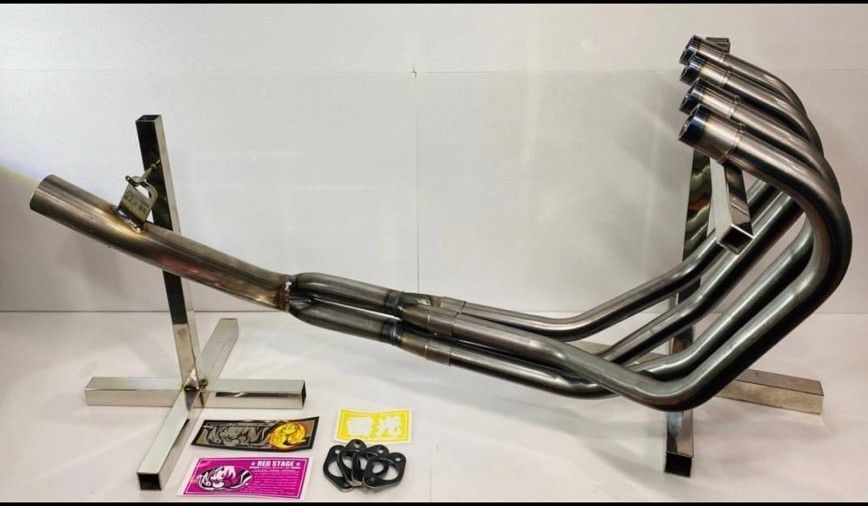 ゼファー400/χ用音の戦国 猪武者シリーズ雷光管ブラックサイレンサーなし 音の戦国 猪武者シリーズ ゼファー400/χ用 雷光管外伝 ブラック