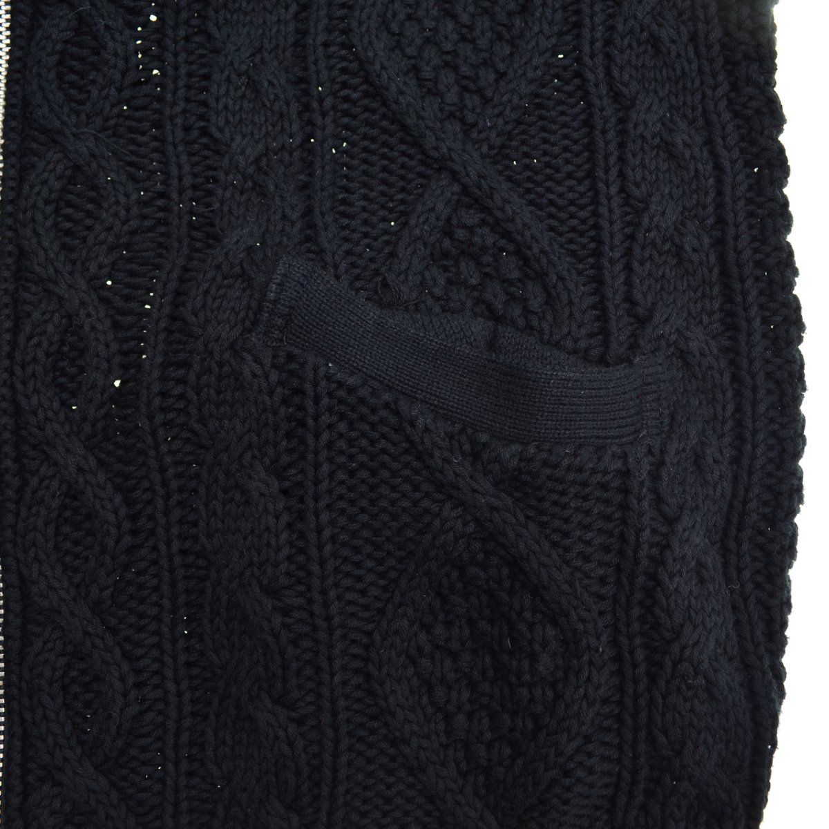 GOODENOUGH ニットパーカー ジップアップ フィッシャーマン 90s GOODENOUGH ニットパーカー ジップアップ フィッシャーマン 90s