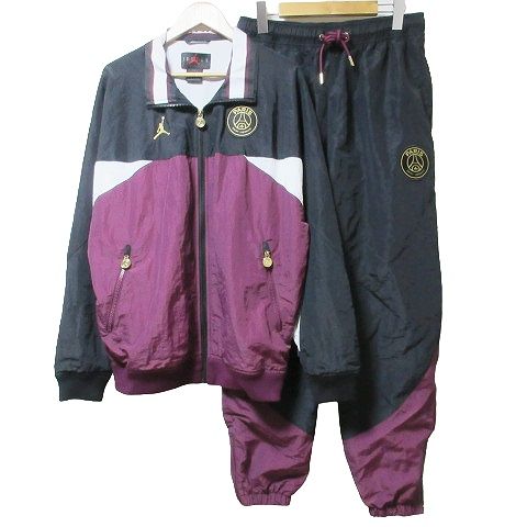 パリサンジェルマン　ジョーダン　ジャケット　パンツ　セットアップ　PSG 新品 上下XL NIKE AIR JORDAN×PSG スウェット セットアップ フード