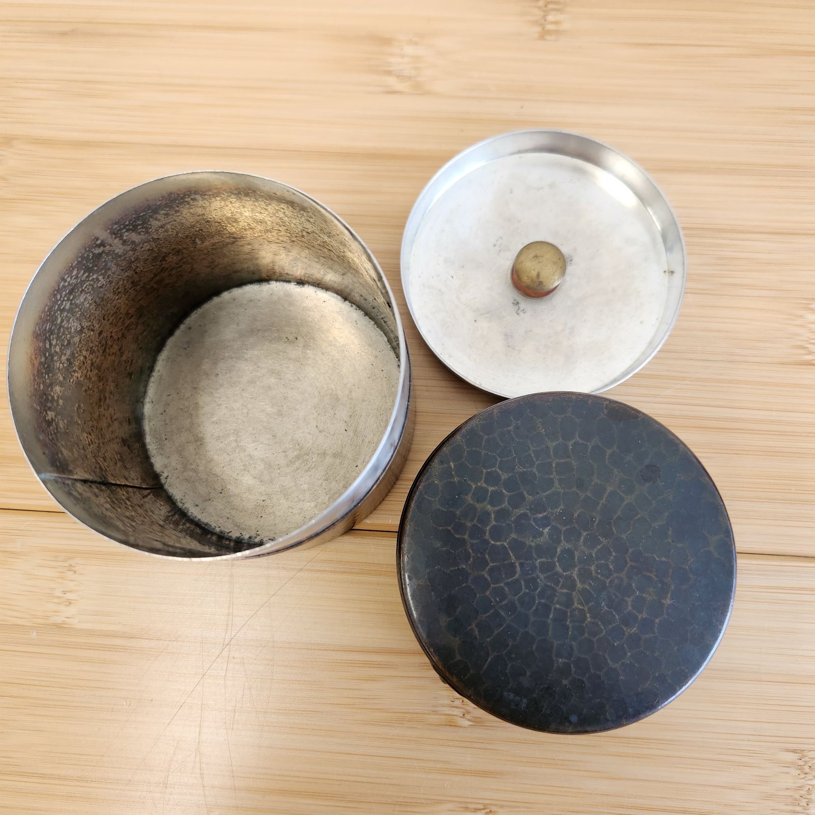 玉川堂 茶筒 2つセット 鎚起銅器 茶器 - メルカリ
