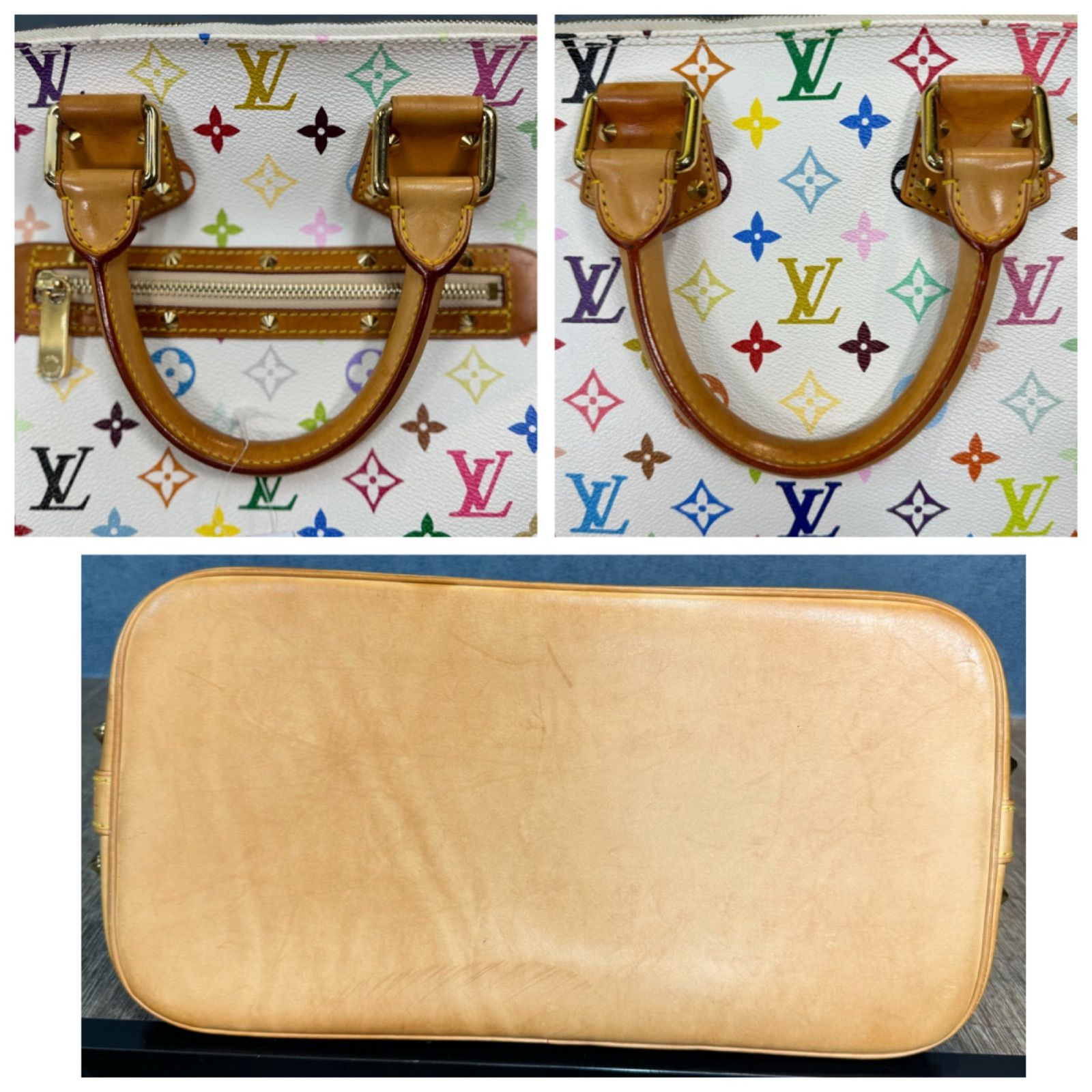 LOUIS VUITTON 】 【美品 希少品】 ルイヴィトン ハイブランド バッグ モノグラム マルチカラー アルマ ハンド トート  型番：M92647 シリアルNo.有り - メルカリ