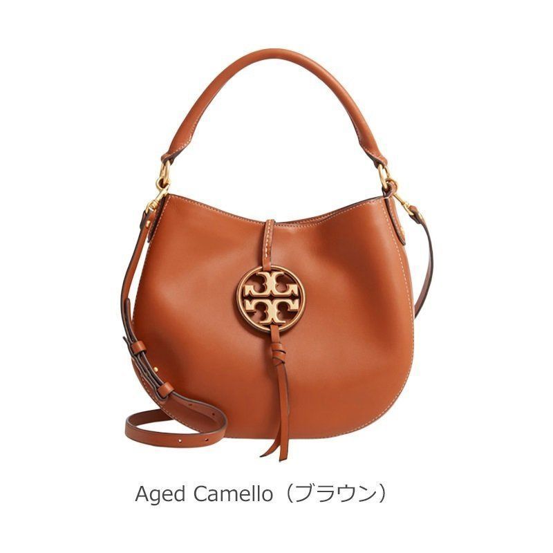 トリーバーチ バッグ 2WAYバッグ Tory Burch ミラー メタルロゴ ミニ ホーボー Mini Miller Leather Hobo  Bag ショルダーバッグ ハンドバッグ - メルカリ