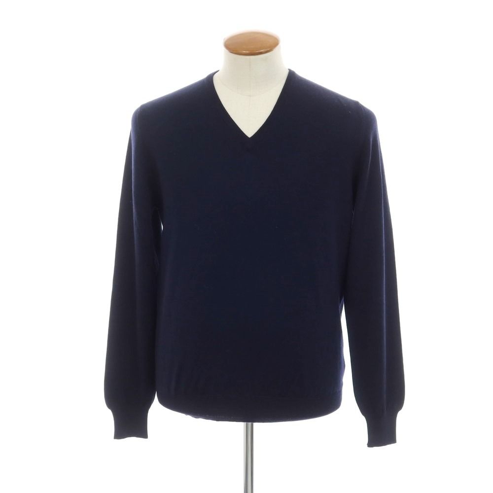 COSTANZA クルーネック ニット ウール 製品染50イタリア製 クルー