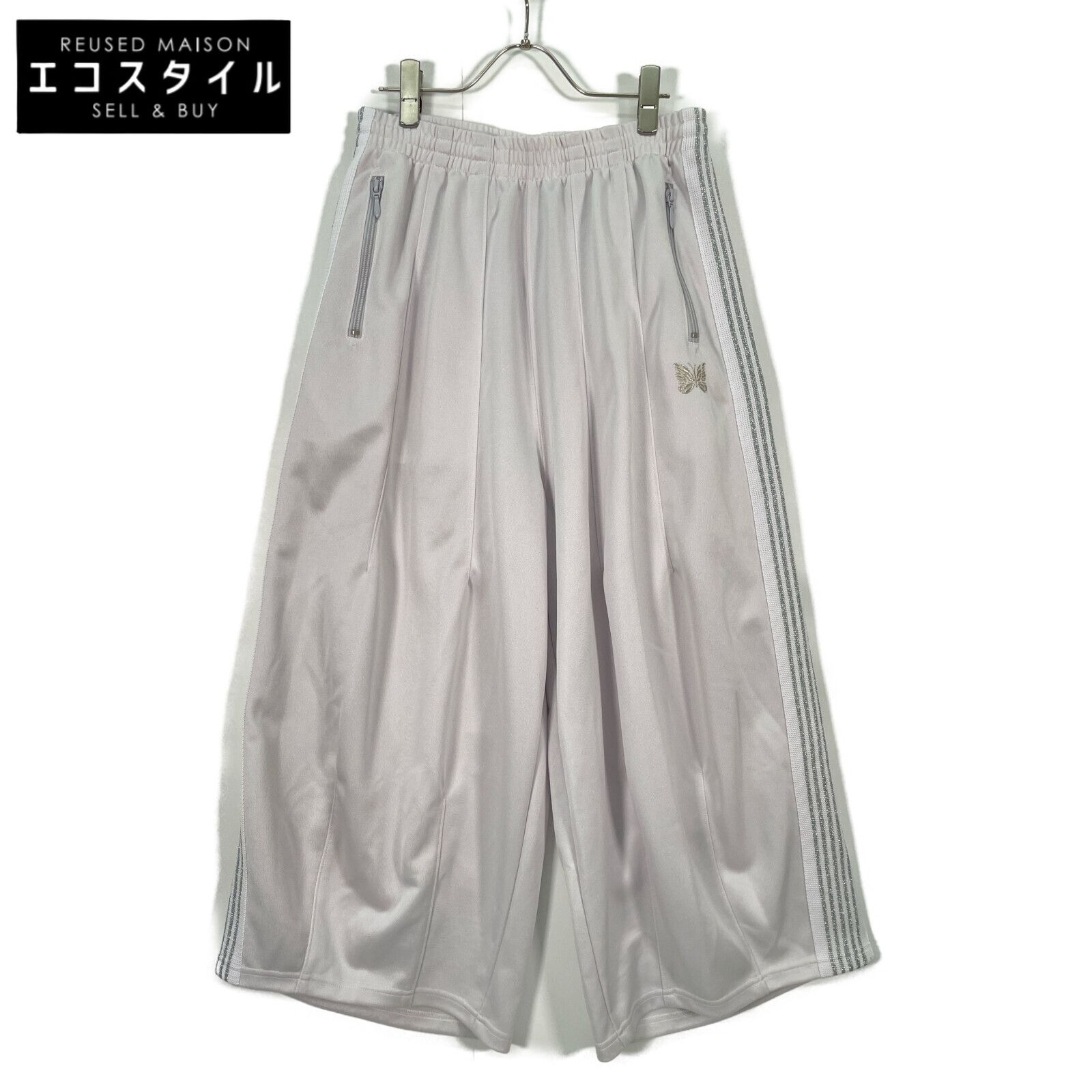 needles ニードルズ STUDIOUS別注 24SS 0T1457 ﾎﾜｲﾄ H.D ﾋｻﾞﾃﾞﾙﾊﾟﾝﾂ XS