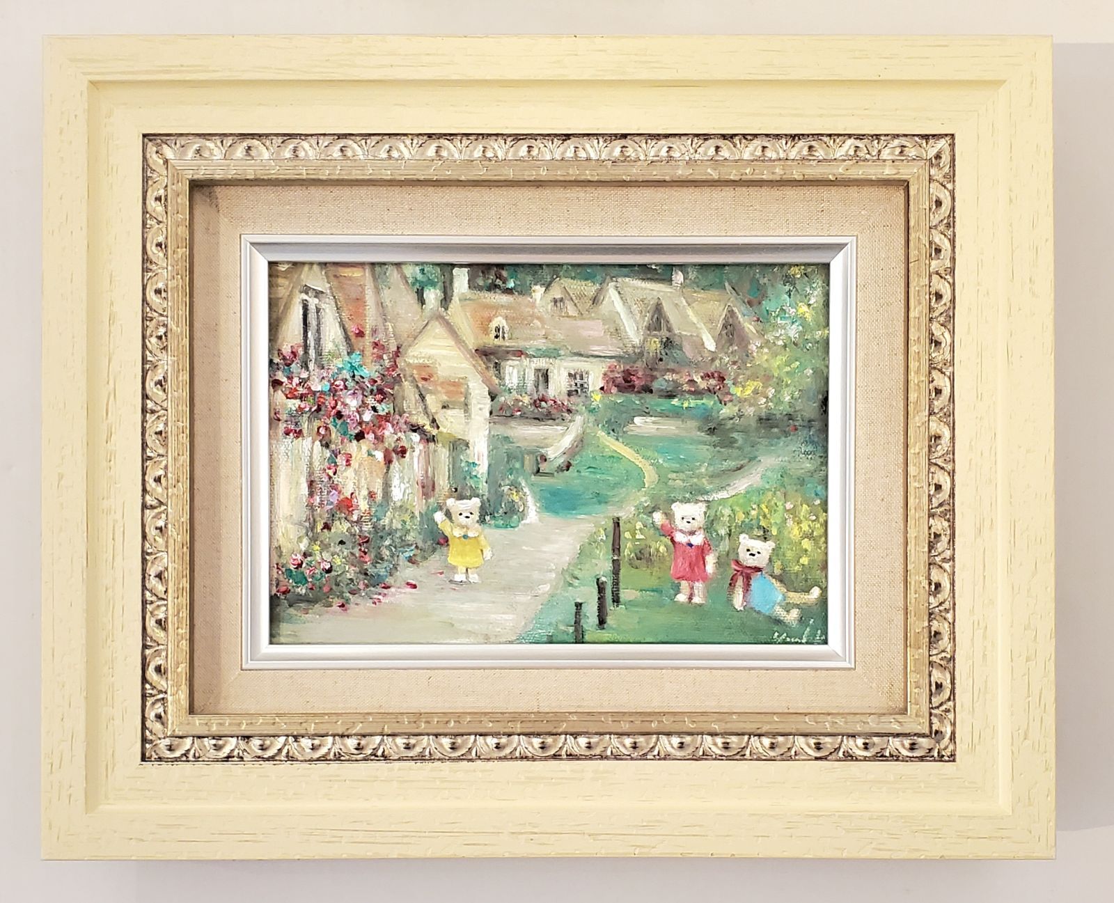 油彩画 洋画 肉筆絵画 （ 油絵額縁付きで納品対応可 ） NO.5 F20号