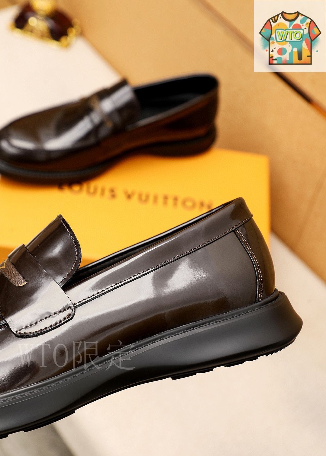 LOUIS VUITTON ルイ・ヴィトン カジュアルレザーシューズ11-1