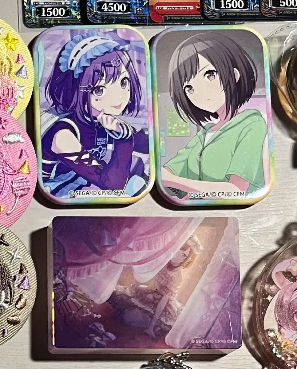 プロセカ　東雲絵名　缶バッジ　シークレットディスタンス プロジェクトセカイ(プロセカ) 東雲 絵名 四角い缶バッジ