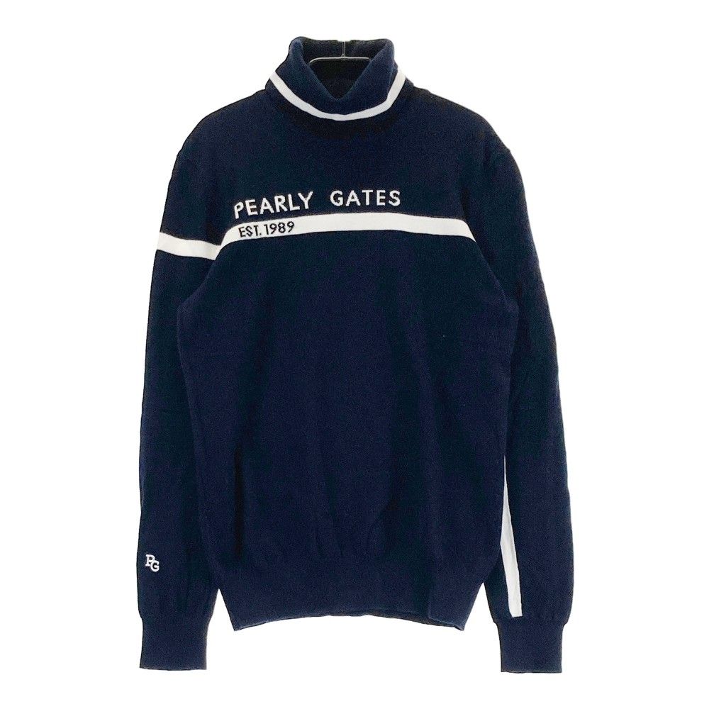 PEARLY GATES カシミヤセーター レッド サイズ5 L相当 12G部分