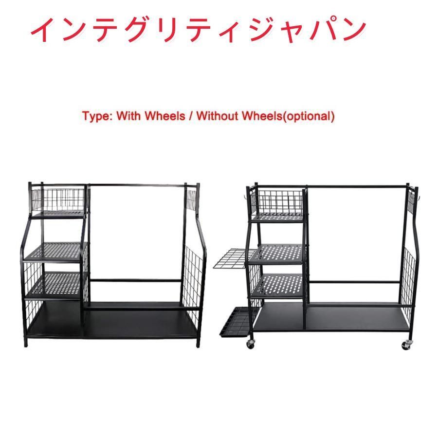 ゴルフバッグ収納ラック