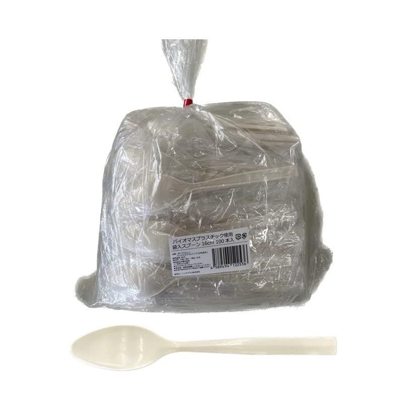 ニッチプラス(Niche Plus) バイオマス 袋入 スプーン 160㎜ 業務用 ナチュラル 使い捨て バイオマスプラ メルカリ