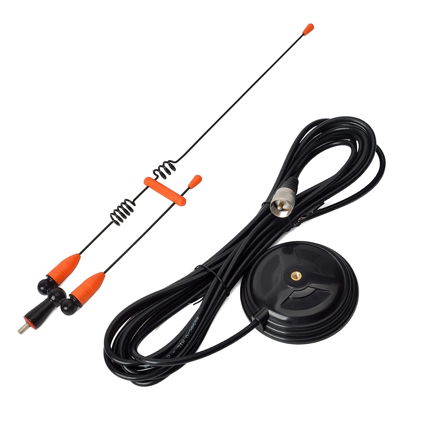 即納】144/430MHz帯&VHF/UHF モービルアンテナ マグネット基台付セット