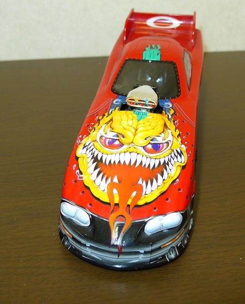 【メルカリショップ限定・1点限りのOAKLEY限定ダイキャスト製ファニーカー】OAKLEY（オークリー）Funny Car（ファニーカー） 1/24  Scotty Cannon 2000（スコッティ キャノン ） Killer Red Mater Car
