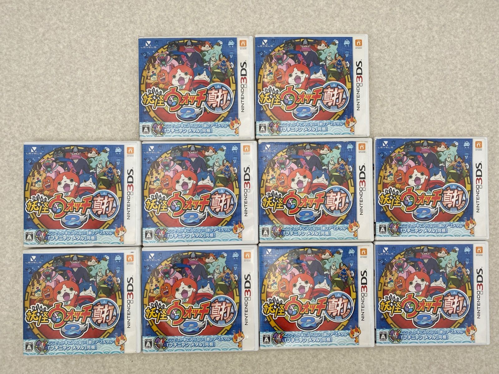 3DS 妖怪ウォッチ シリーズ 10本セットまとめ売り ソフトのみ
