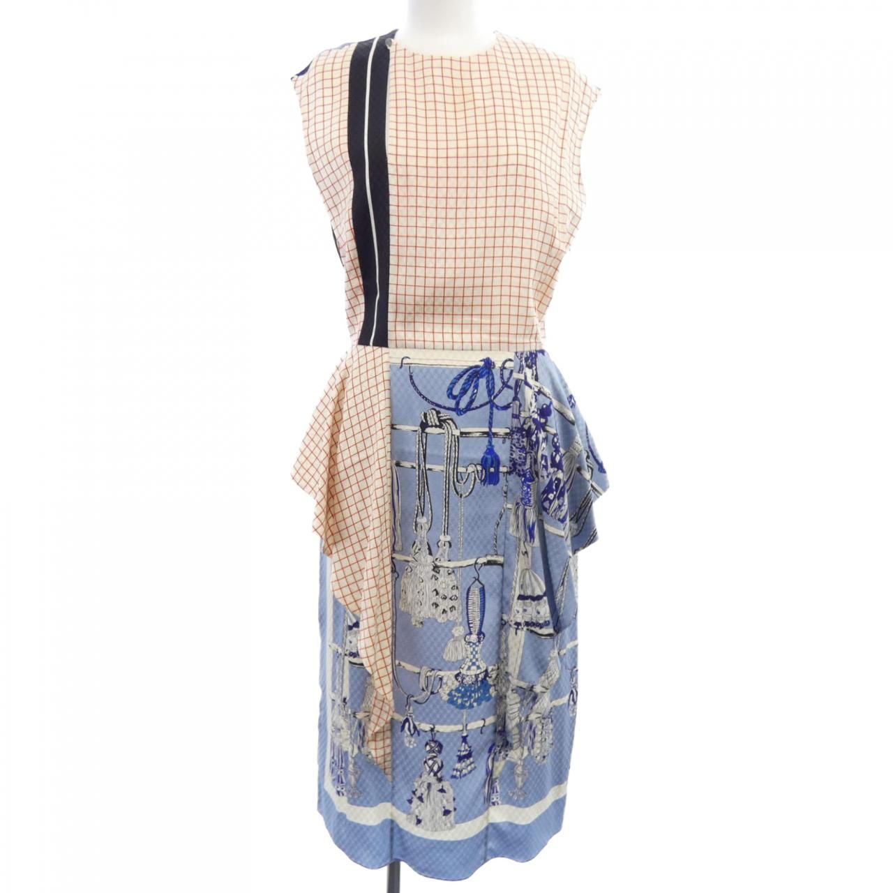 エルメス HERMES ツイルレーヌ 76-7313. ワンピース