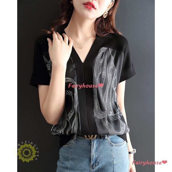 Tシャツレディース 40代 春夏新作 オシャレブラウス シフォンTシャツ 半袖トップス プリントTブラウス 大人 通勤 ゆったりTシャツ カジュアル韓国風 30代50代 楽天市場】Tシャツ レディース 40代 春夏新作 オシャレブラウス