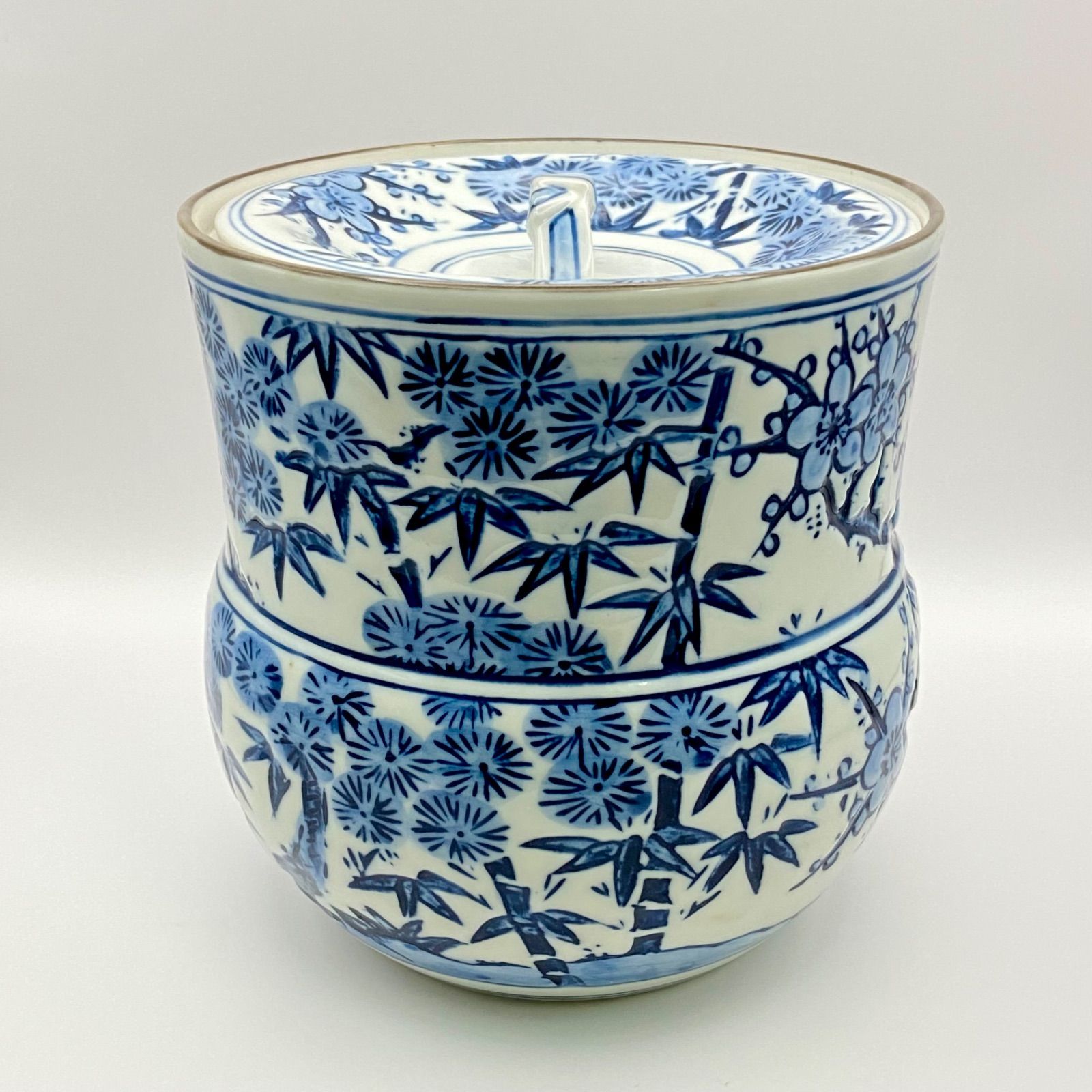 茶道具 水指 松竹梅紋 桃山窯 NO310 茶道具 水指 松竹梅紋 桃山窯 NO310 - メルカリ