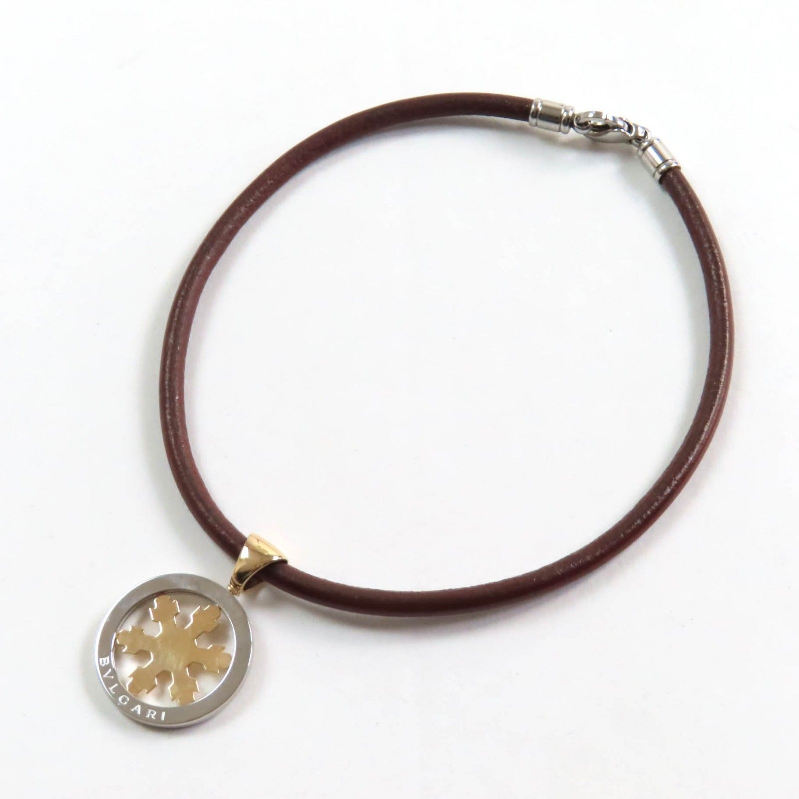 美品☆BVLGARI ブルガリ トンド スノーフレーク ネックレス ペンダント  