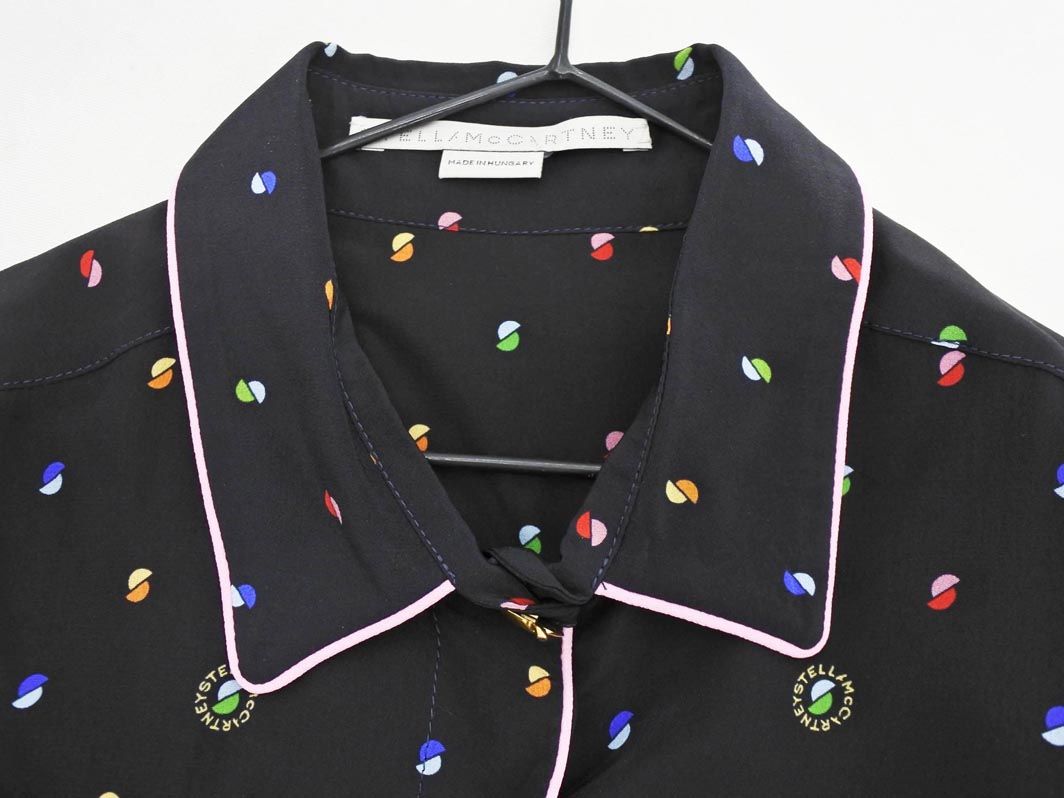 STELLA McCARTNEY ステラマッカートニー シルク100% 総柄