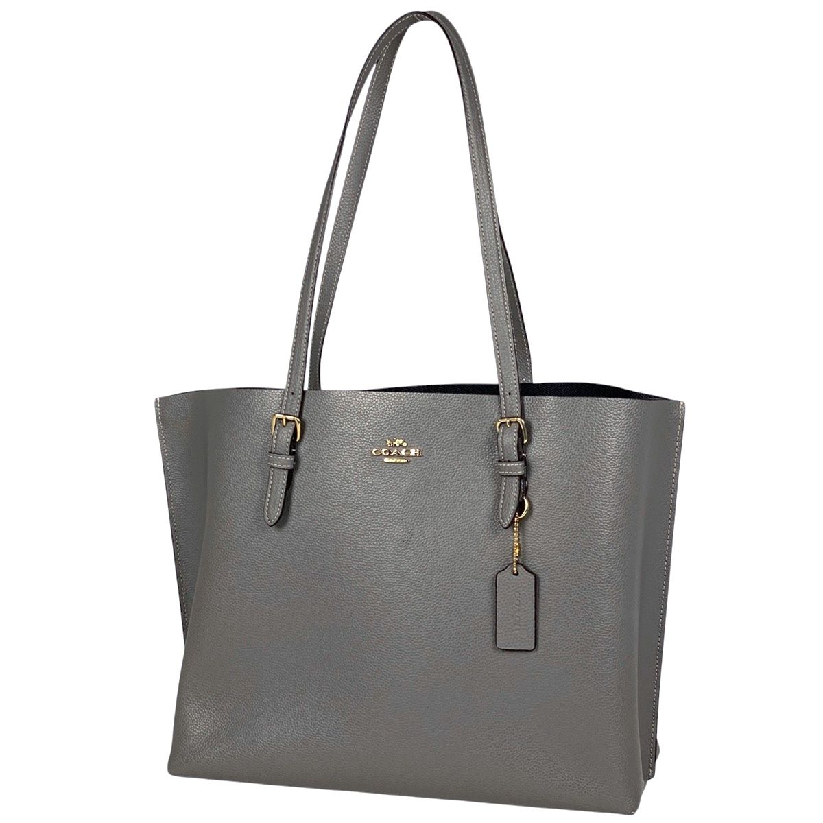 コーチ COACH ロゴ トートバッグ 肩掛け トートバッグ レザー グレー 1671 レディース