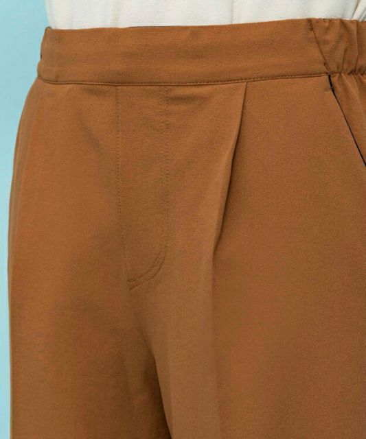 coq sportif ルコック ＬＣＳ Ｐｌｕｍｅ ストレートパンツ ブラウン S QMWWJD34 BW | 衣類 服 ウエア ボトムス パンツ ズボン クロス素材 軽量 はっ水 吸汗 ストレッチ ドライ ワイド ストレート 【ＴＵＲＢＯ】 デイリーユース スポーツ