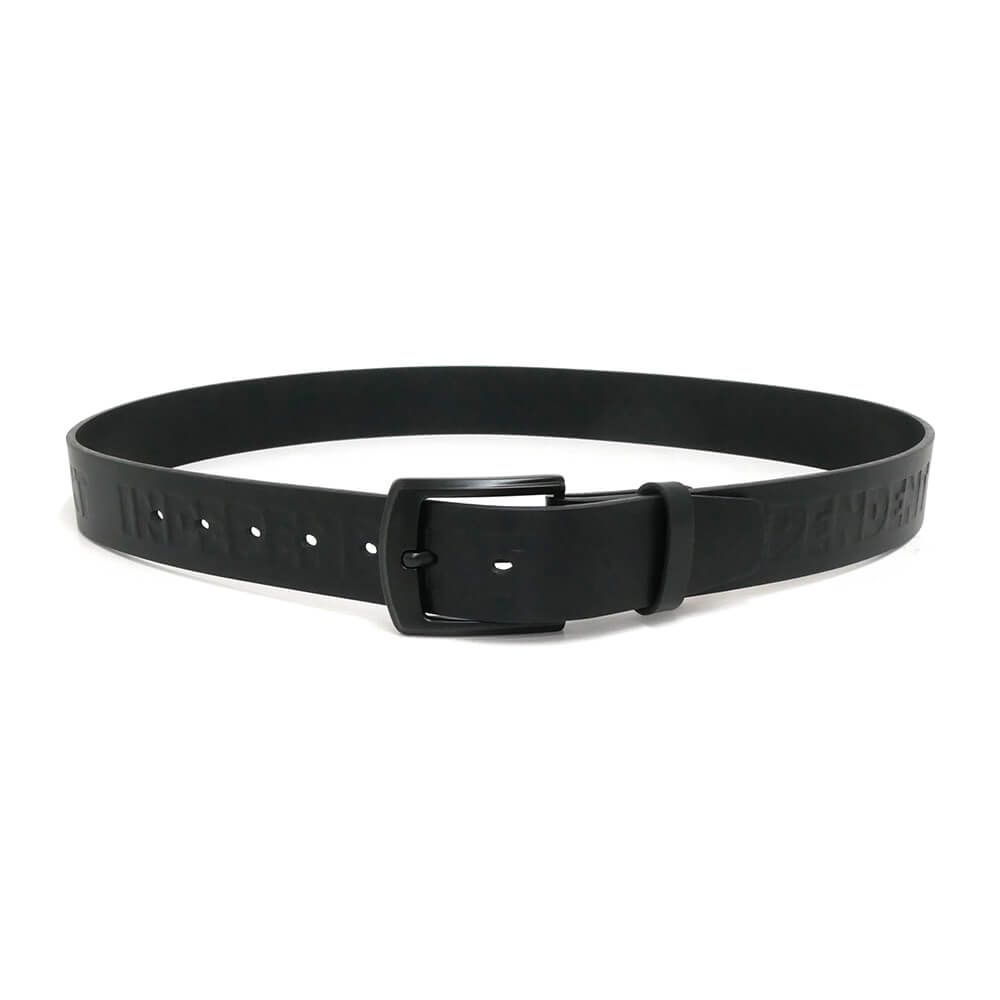 INDEPENDENT BELT インディペンデント ベルト BAR LOGO BELT BLACK
