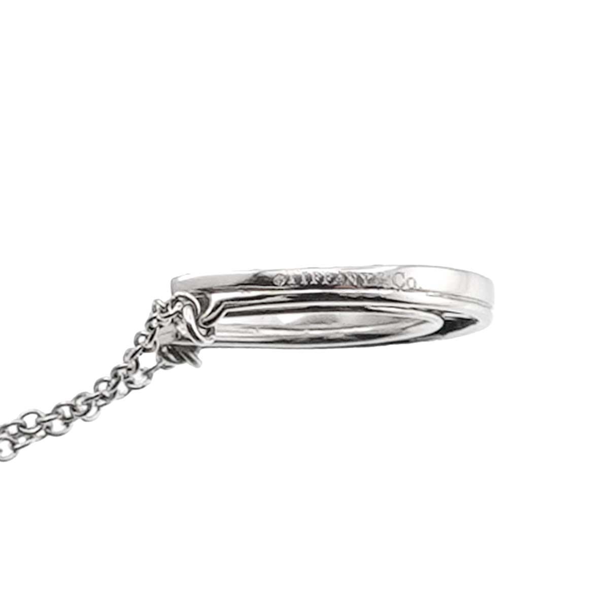 ティファニー TIFFANY&CO. ホースシュー ダイヤ ネックレス 41cm Pt  