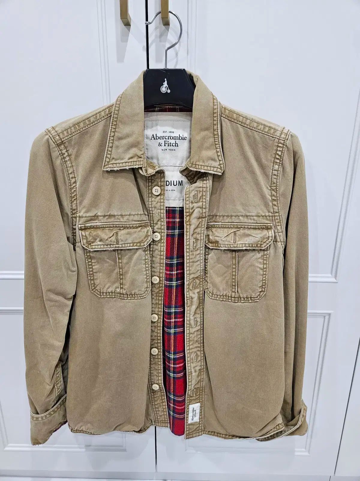 送料無料/おまけ付き/Abercrombie＆Fitch ボアジャケット［M］JACKETT 廃盤 アバクロ オリーブ カーキ RUEHL 限定 No.925 正規 本物 アバクロンビー\u0026フィッチ ボアの通販