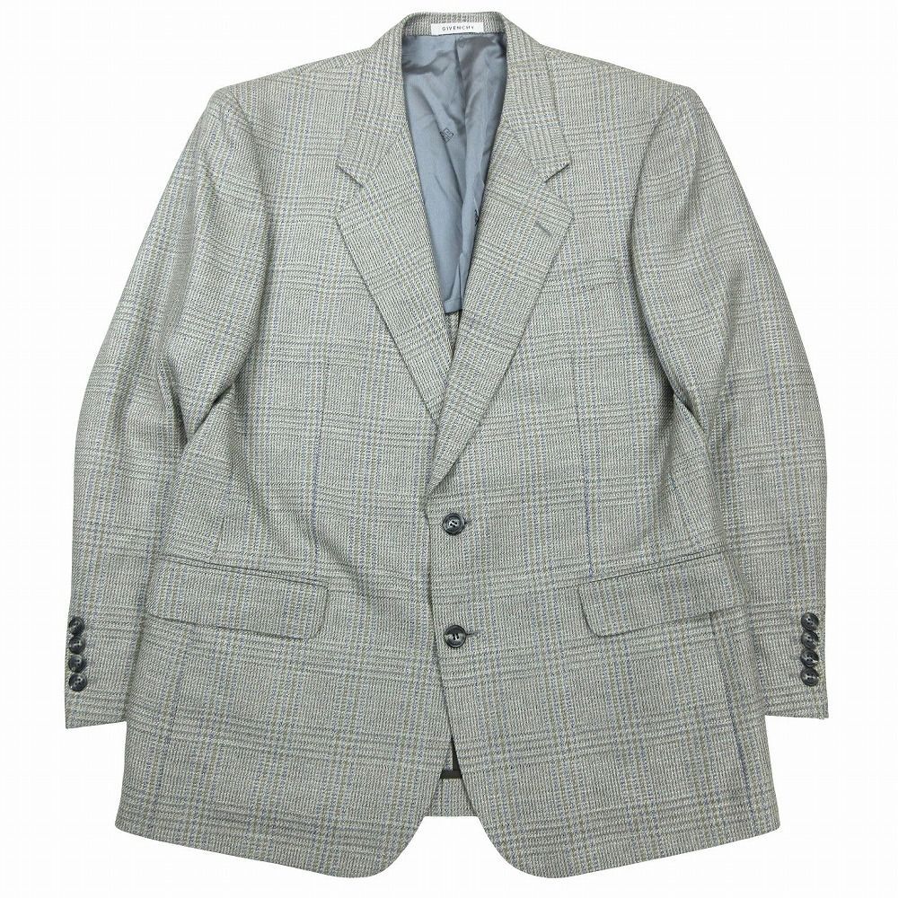GIVENCHY ジバンシー ジバンシィ チェック ダブル テーラードジャケット GIVENCHY ジバンシィ チェック柄 テーラード ジャケット 2B ブレザー