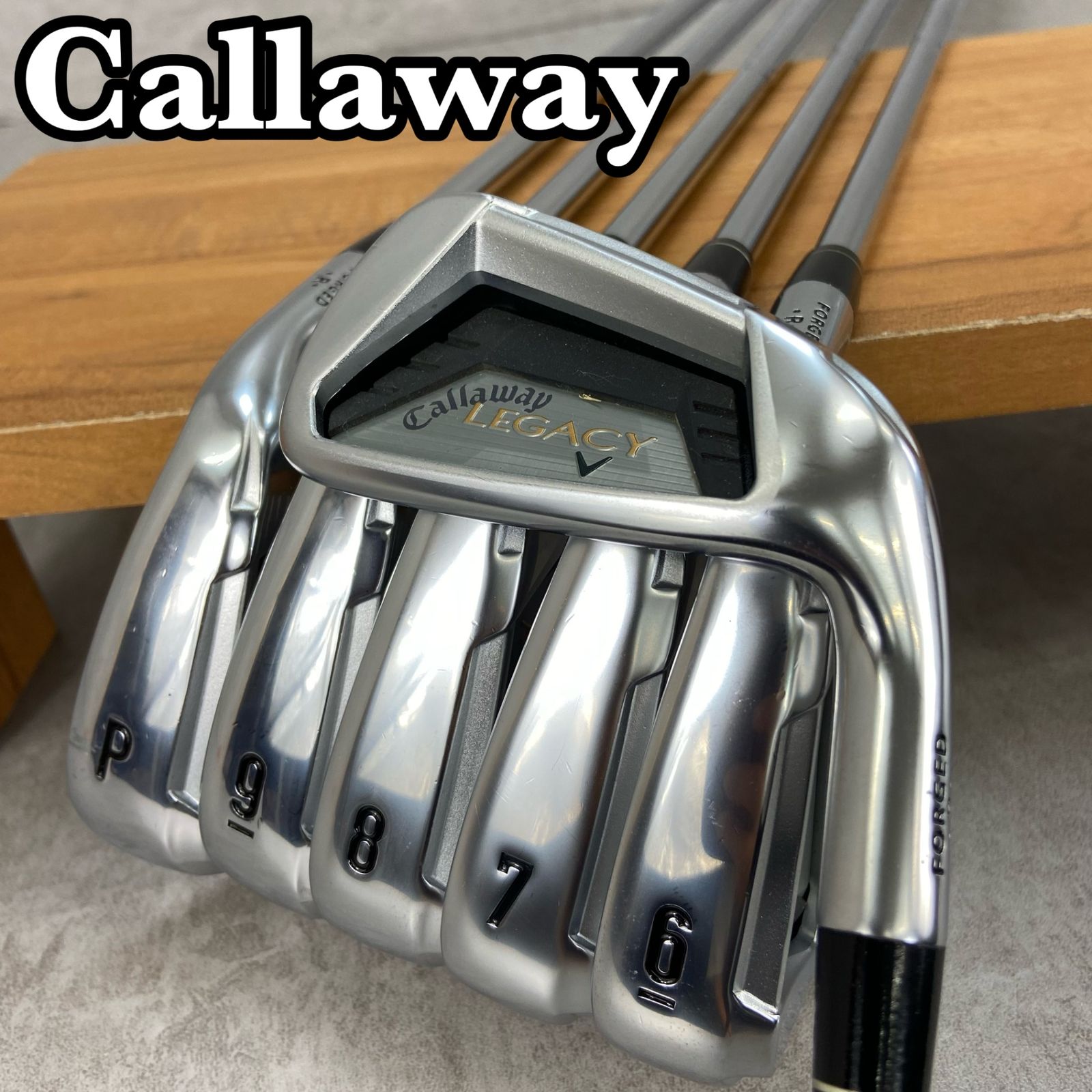 Callaway - Callaway　キャロウェイ　LEGACY　レガシー　メンズゴルフ　アイアン6本セット　スチール　SR　右利き用　Memphis10 Callaway キャロウェイ LEGACY レガシー メンズゴルフ アイアン6
