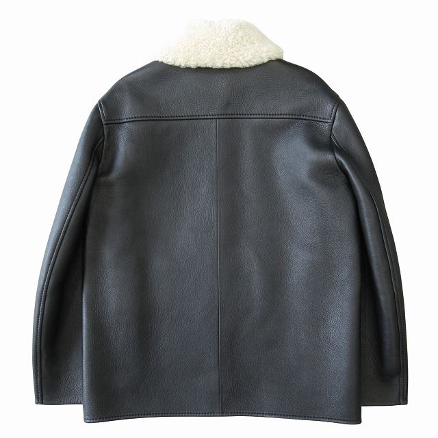 美品 フェンディ FENDI ムートン ジャケット ブルゾン コート