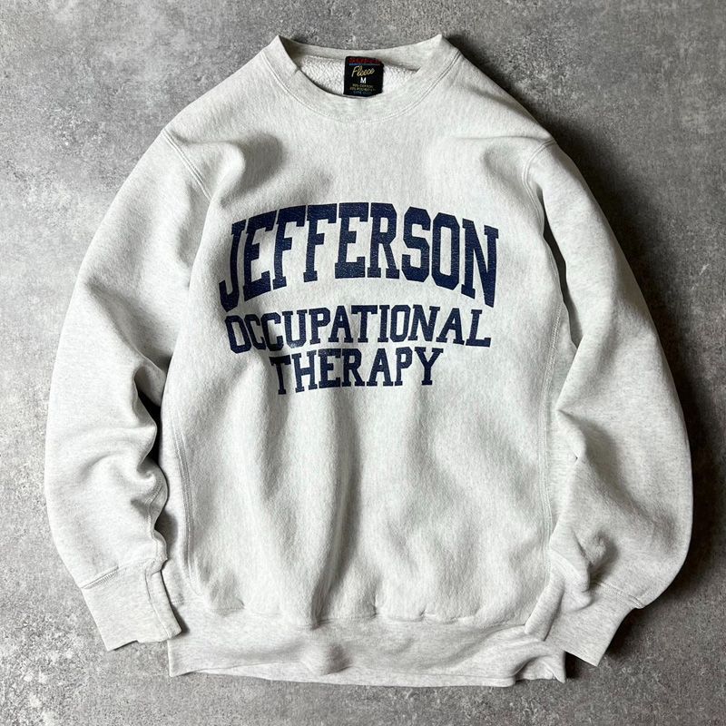 ✓OLD SOFFE USA製 カレッジプリント スウェット 80s 90s 80s