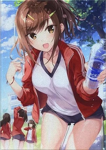 雑貨　[スタンド欠品] せーんぱいッ!(おりょう) アクリルアートプレート 「絵師100人展 09」 中古】アクリルスタンド・アクリルパネル せーんぱいッ!(お