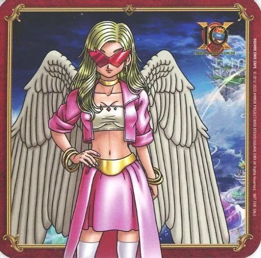 ドラゴンクエスト10　コースター　35種セット　未使用美品　40周年　オマケ 中古】マグカップ・湯のみ 天使長ミトラー オリジナルコースター