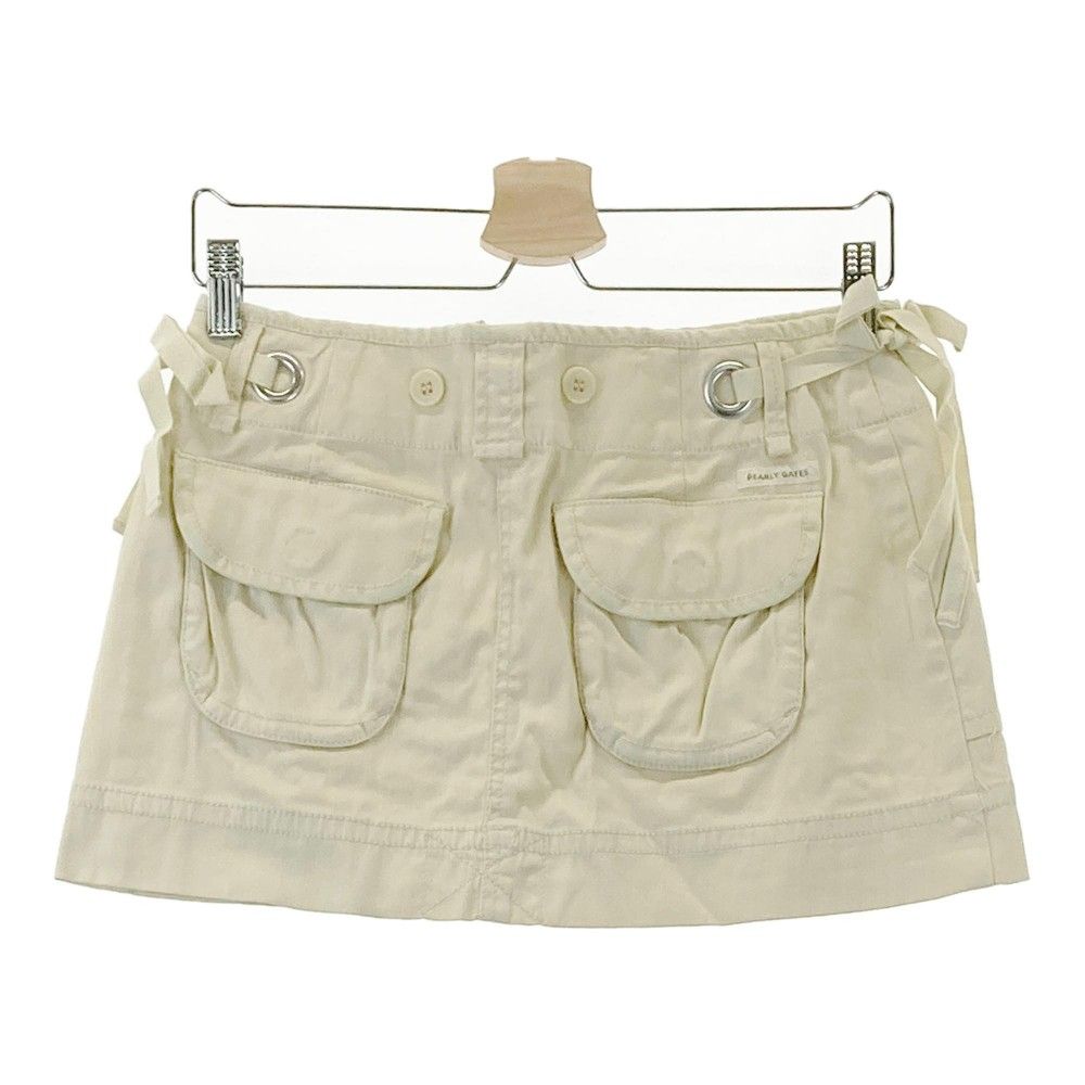 サイズ：0 PEARLY GATES パーリーゲイツ ストレッチスカート ベージュ