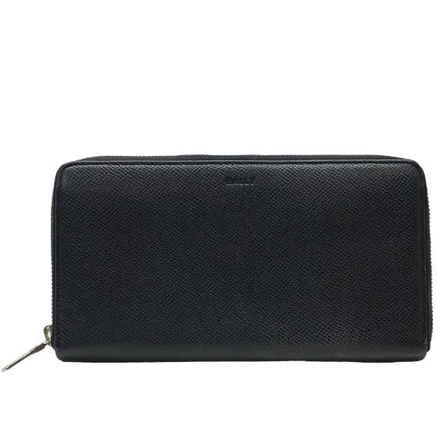 バリー BALLY ラウンドジップ 財布 レザー ブラック BALLY(バリー