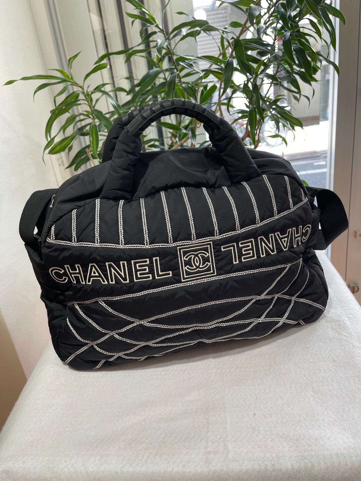 極美品】CHANEL シャネル ココマーク ロゴ 2WAY ボストンバッグ