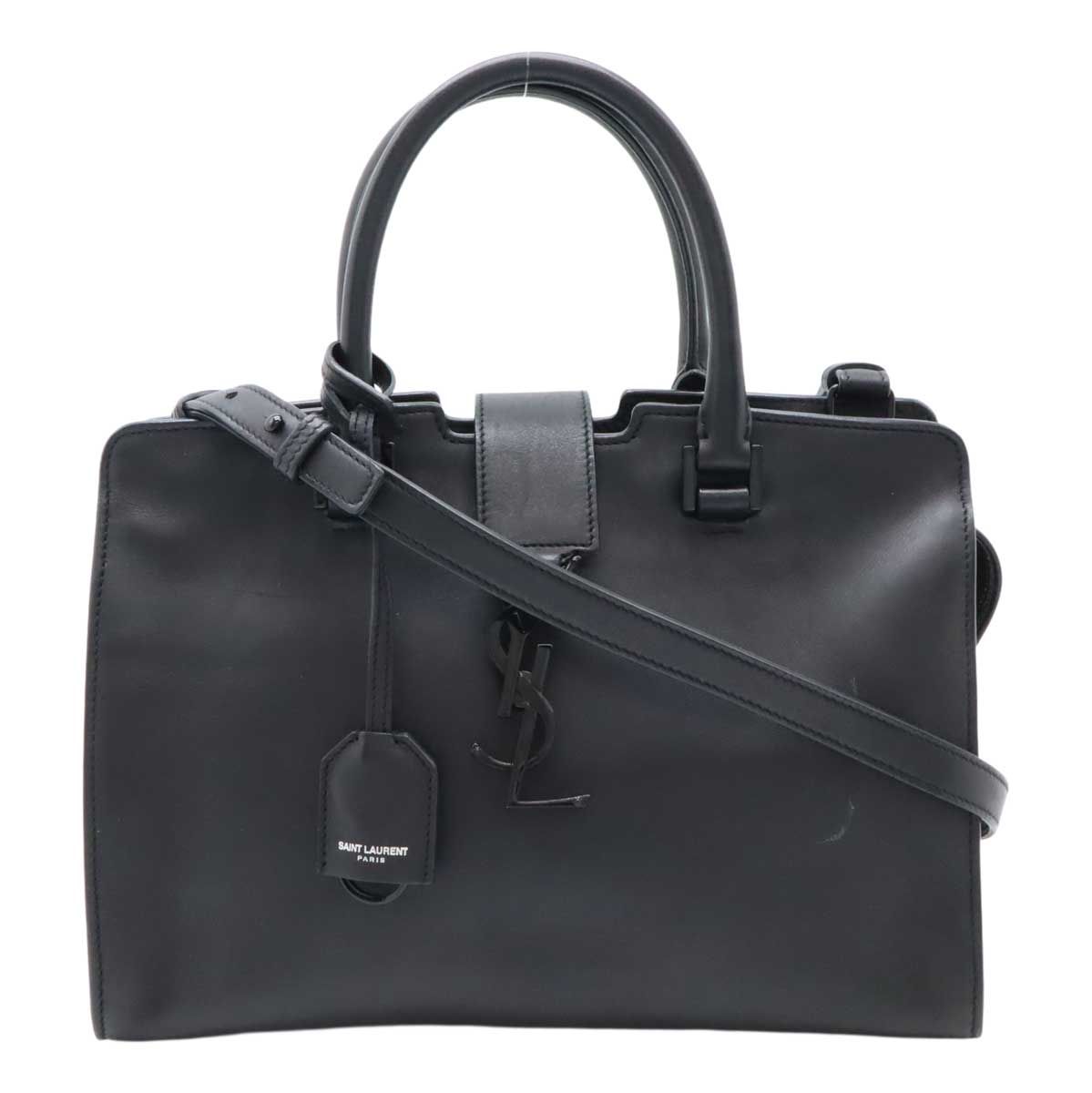 【美品！✨】サンローラン パリ ハンドバッグ ベイビーカバス トート 黒 2101217709590_sub01_LL.jpg