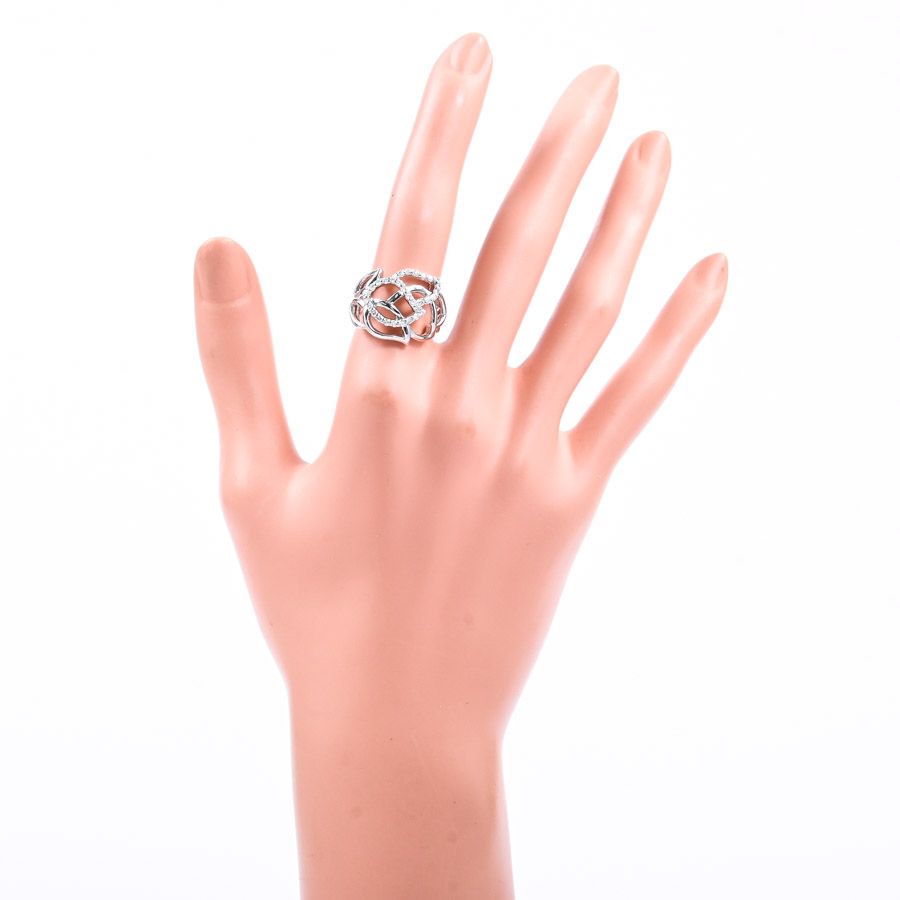 ノーブランド リング K18PG×ダイヤモンド クリア 総重量:5.3g/0.209刻印 美品 アクセサリー（指） no-brand ノンブランドジュエリー リング ピンクダイヤ リング ノー