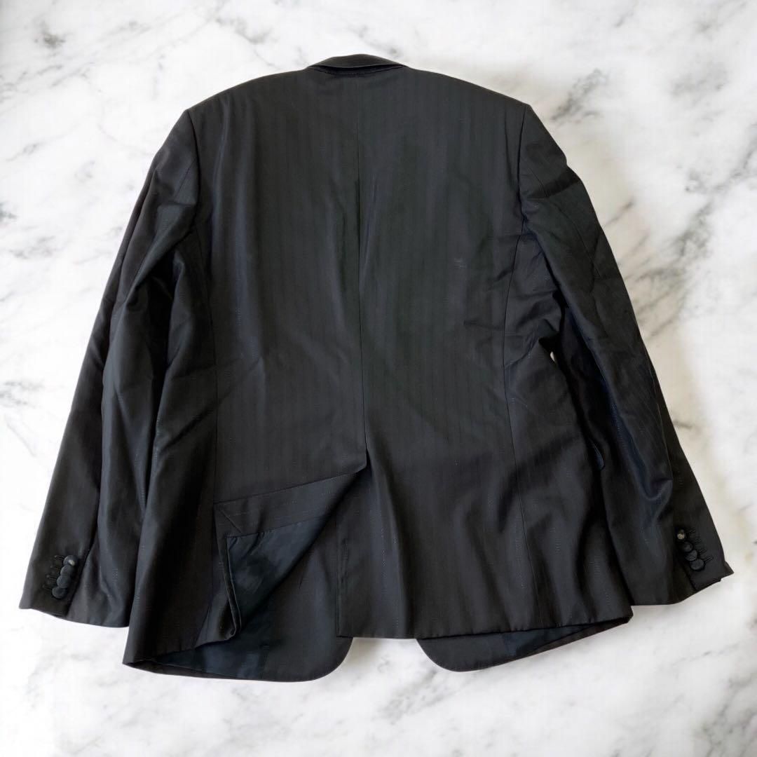 ヴィトン ダミエ テーラードジャケット 54 RM101F シルク 裏地総柄