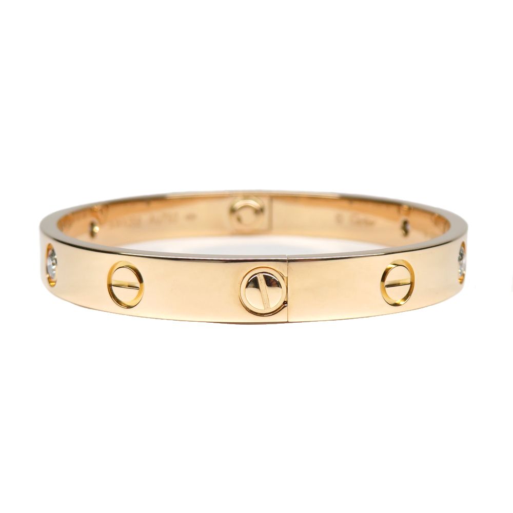名古屋】カルティエ ラブブレス バングル ハーフダイヤモンド 4PD LOVE