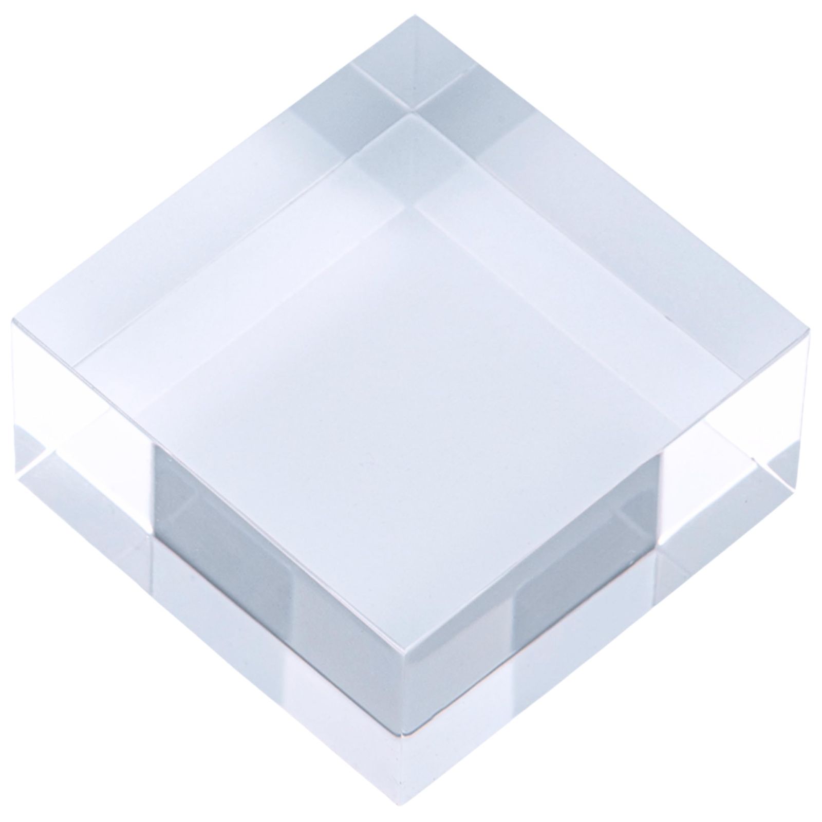 新品 つくしサイエンス アクリルブロック 100×100×50mm 2個 直方体 ベース キューブ ディスプレイスタンド 四角形 透明 クリア 展示 台座 100-100-50*2